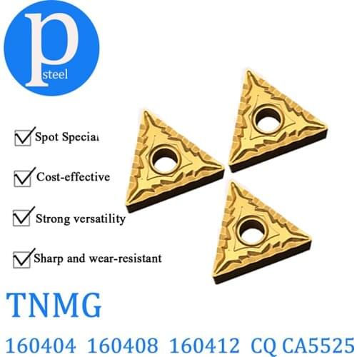 TNMG160404 TNMG160408 TNMG160412 CQ CA5525 100% Original Carbide Inserts For Steel TNMG Machining Turning Tool CNC Lathe Tools