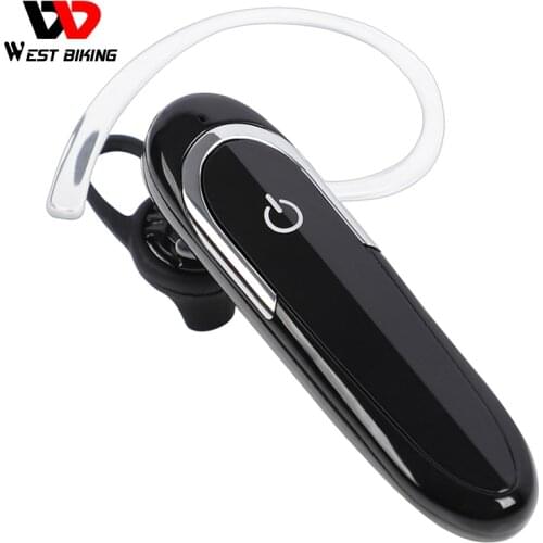 WEST BIKING D5 Mini Bluetooth-compatible Headset Wireless Sport Earphone Volume Outdoor Tool Ear-hook Headphones For Smart Phone