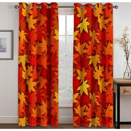 Yellow Smiley Face Print Perforated Blackout Curtains for Living Room Bedroom Curtains Blackout 90% Machine Washable