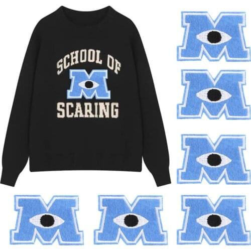 10pcs letter patches For Clothing Iron On Patche For Child Clothes Hats Accessories Appliques On T-Shirt Jeans Badge DIY Sticker