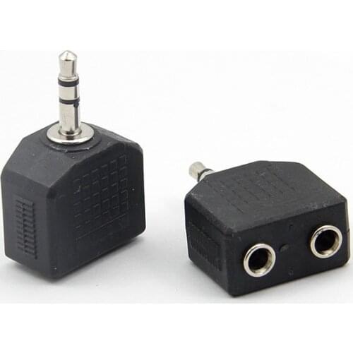 2 in 1 female to male audio line Headphone transducer audio adapte combo adapter adapt 3.5 audio splitter for headset microphone