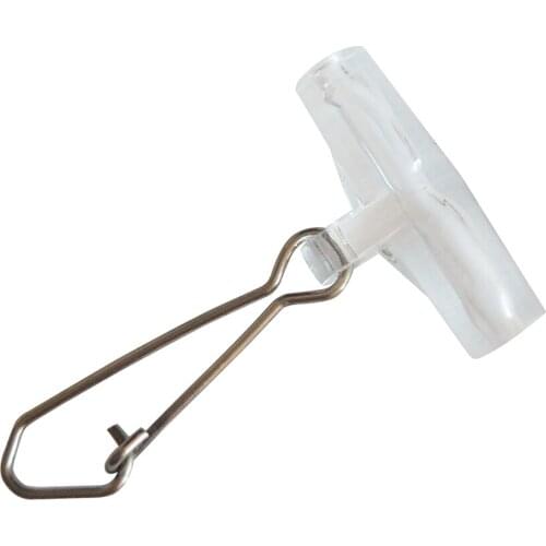 20-pieces Swivel Fishing Snap Hook Sinker Slider with Hooked Snap Fishing Connector Saltwater Terminal Tackle