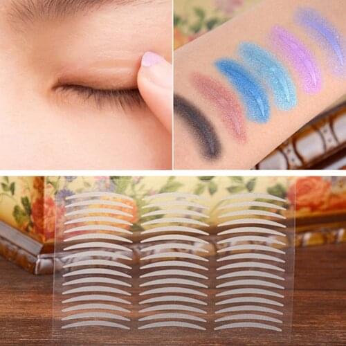 240 Pairs Makeup Clear Beige Eyelid Stripe Big Eyes Decoration Invisible Adhesive Double Fold Shadow Eyelid Sticker Eyelid Tape