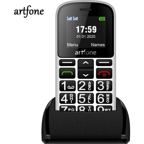 2G Artfone CS188 Big Button Mobile Phone for Elderly,Upgraded GSM Mobile Phone with SOS Button 1400mAh Battery Dual SIM Unlocked