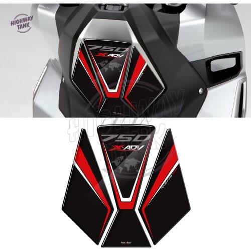 3D Resin Prevent Scratc Decal for Honda Scooter X-ADV Xadv 750 Tank Pad Protection Sticker
