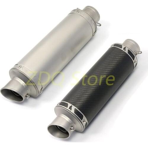 51MM Universal Motorcycle Exhaust Muffler Pipe Yoshimura Escape Moto Motorcross DB Killer For MT07 TMAX 530 NMAX155 Z900 PCX125