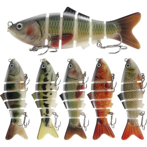 6 Segment Fishing Lure Pesca Wobbler Hard Plastic Multi Jointed Iscas Artificiais Fishing Lure