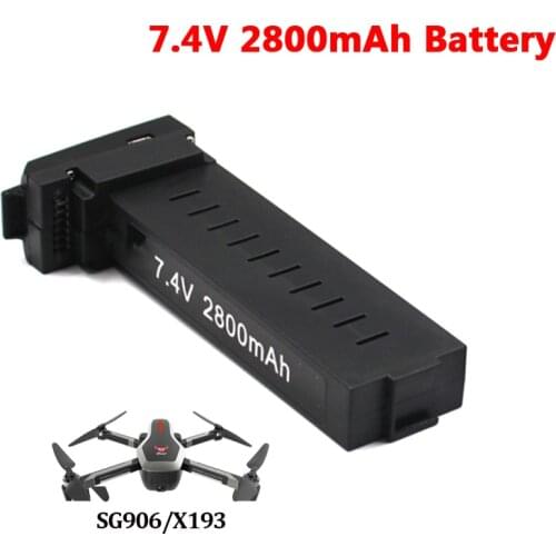 RC Quadcopter SG906 Battery 7.4V 2800mAh Li-Po Battery Spare Parts for GPS Drone SG906 X193 Battery Replacement Accessories