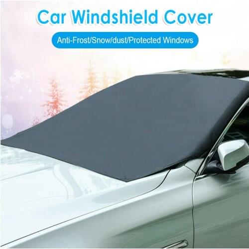 Auto Magnetic Sunshade Cover Car Windshield Snow Sun Shade Waterproof Protector Cover Universal Car Front Windscreen Cover