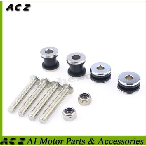 ACZ Motorcycle Bolts Deatchable Backrest Back Rest Docking Hardware Bolt Nut Kit For Harley Sportster XL 1200 883 2004-2016