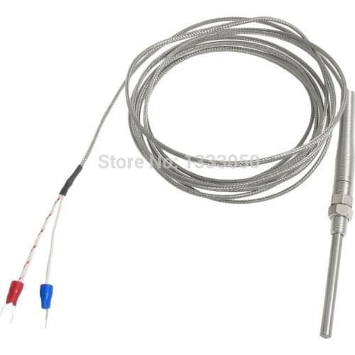 Free Shipping K Type 5cm Probe Thermocouple Temperature Measurement Sensor 2.8M