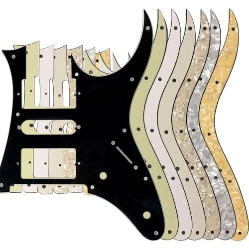 Pleroo Custom electric Guitar Parts - For MIJ Ibanez RG3550MZ Guitar Pickguard HSH Humbucker Pickup Scratch Plate