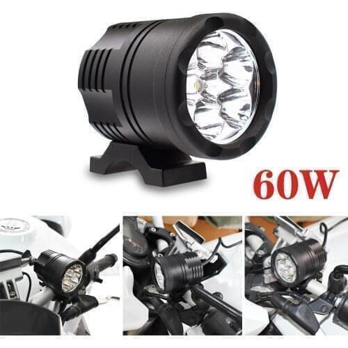 For BMW F800 R1200 GS Adventure F800 R GT S ST 60W Motorcycle LED Light 9-48V Auxiliary Headlight Driving DRL Fog Lamp 4000LM
