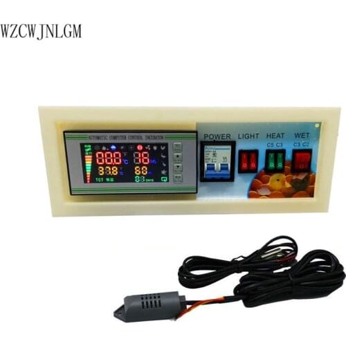 Incubator controller XM-18SE Incubator Controller Full Automatic Control With Temperature Humidity Sensor Probe 1set