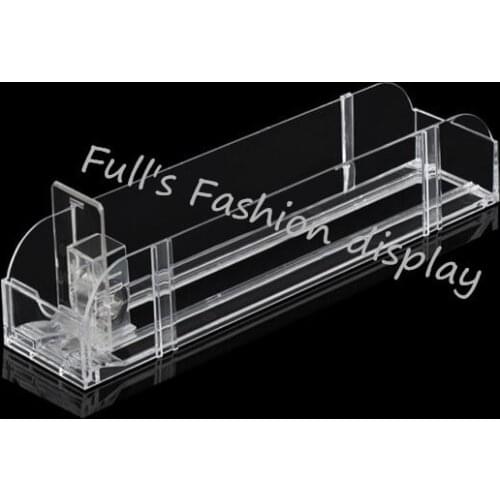 2PCS Hot sale 28CM Fashion supermarket Cigarrette display shelves holder Drinks Tobacco display stand rack pushers free shipping