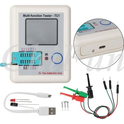 Multifunction Colorful Display Multi-functional TFT Backlight Transistor Tester for Diode Triode Capacitor Resistor Transistor
