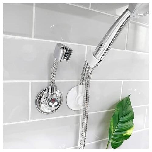 Powerful Suction Cup Shower Head Holder Base Bathroom Shower Nozzle Fixing Wall Bracket Bathroom Accessories new
