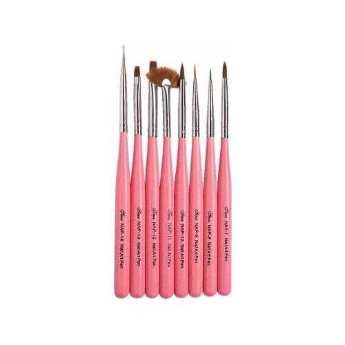 Nail Art brushes Kit 8 PCs