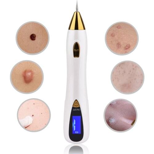 Newest Laser Plasma Pen Mole Skin Care Laser Mole Tattoo Freckle Removal Pen Dark Spot Remover For Face LCD Skin Care Tools