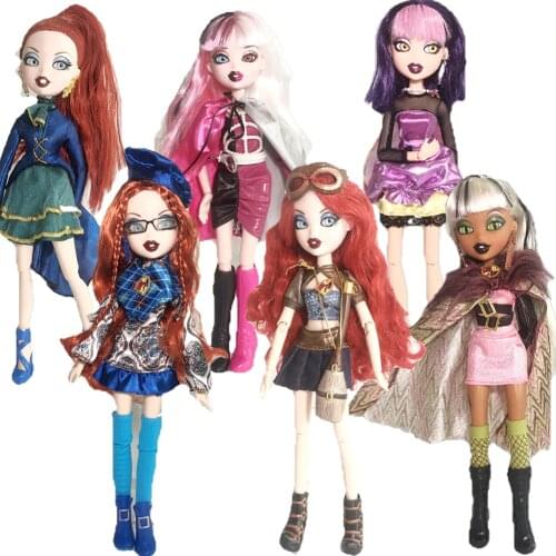 Original dolls 3D eyes mgadoll Mutant girl Fashion Multiple joints rare BratzDoll and Beautiful clothes dress up doll Best Gift