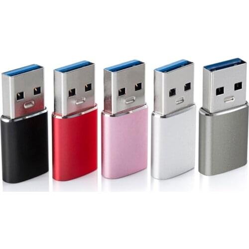 USB 3.1 A Male to Type C Female Adapter Data Transmission Converter 3A Charging Cable Type-C for Macbook Samsung S20 Huawei