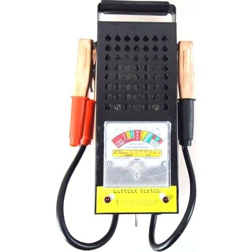 New Car Motorcycle Battery Tester Tool 6V 12V Portable 100Amp Metal Mechanics Tool Battery Load Tester