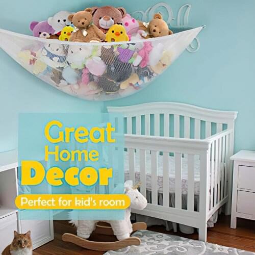 Hammock Net For Toys Storage Children Room Toys Stuffed Animals Toys Kids Toy Storage Hammock Organize Storage Holder