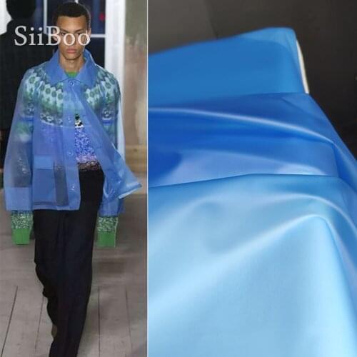 Siiboo semitransparent matt surface TPU garment fabric multicolor for designer custom made accessories sp6287