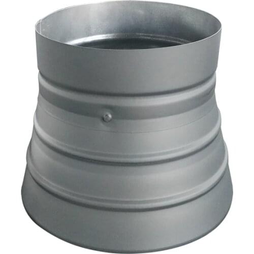 1pc Fireplace Stainless Steel Chimney Tube Reducer Stove Outdoor Smoke Pipe Pipe Kitchen Fitting Reducing Pipe Increaser Round