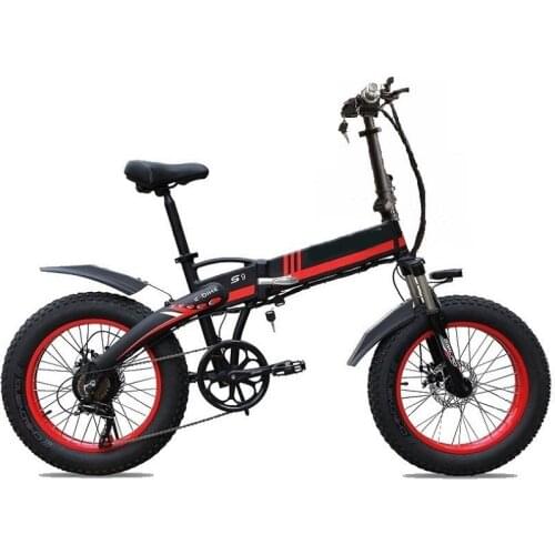 Electric Bike 20 Inch Wheel Adult Folding Mountain Fat Bicycle 500W 48V 15AH Road E-Bike Electromobile Mobility