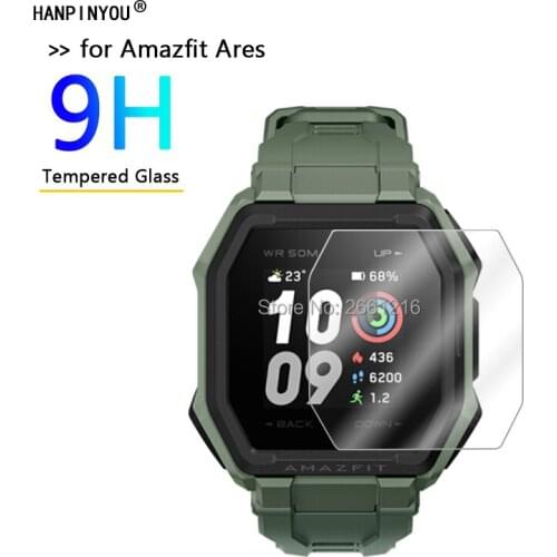 For Huami Amazfit Ares HD Clear Tempered Glass 9H 2.5D Premium Screen Protector Film For Amazfit Ares Sports Smart Watch