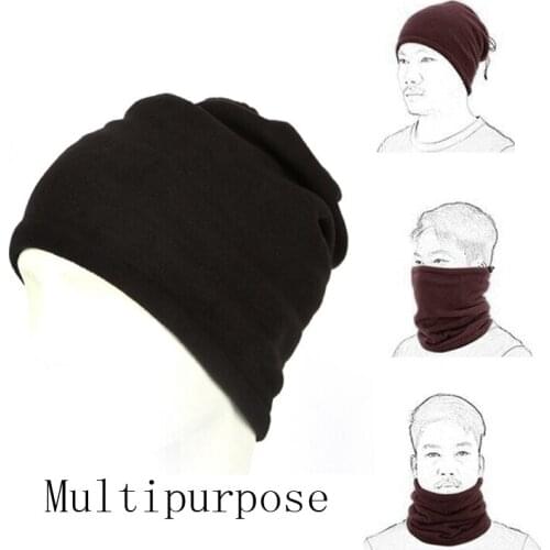 1PC 3 In 1 Winter Unisex Women Men Sports Caps Scarves Fleece Warmer Face Mask Beanie Hats Ski Hiking Riding Caps Hats Tools