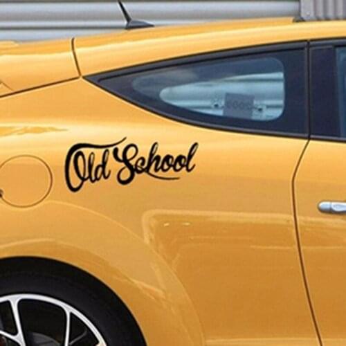 1pc Old School Car Sticker Auto Euro Vinyl Oldstyle Vintage Vinyl Decals Waterproof