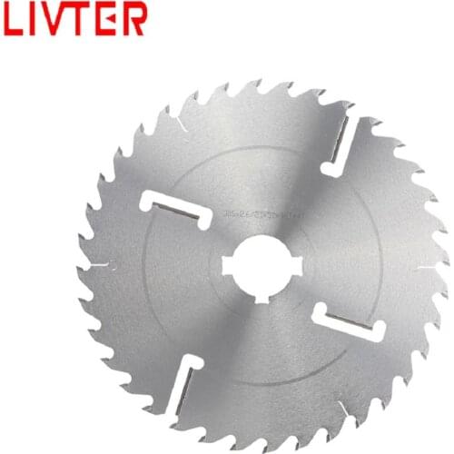 2PCS Woodworking T.C.T Thin Kerf Saw Blade with Rakers Multi Blade Rip Saw Log Wood Cutting Blade