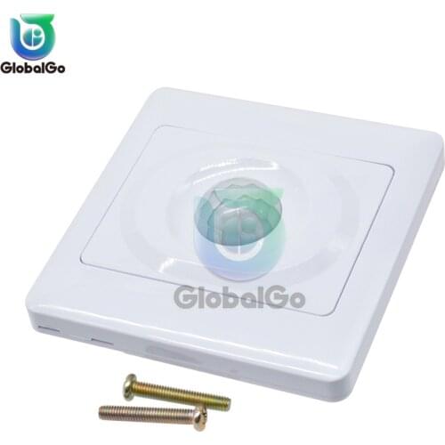 AC180-250V 50 60Hz Automatic On Off Wall Light Lamp Switch PIR Infrared IR Motion Sensor Switch Smart Home Improvemt