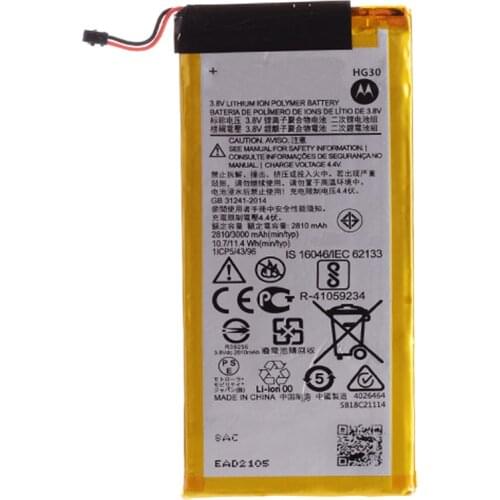 5pcs/lot Battery For Moto G5S Plus Battery Dual XT1791 XT1792 XT1793 XT1794 XT1795 XT1805 HG30 2810mAh