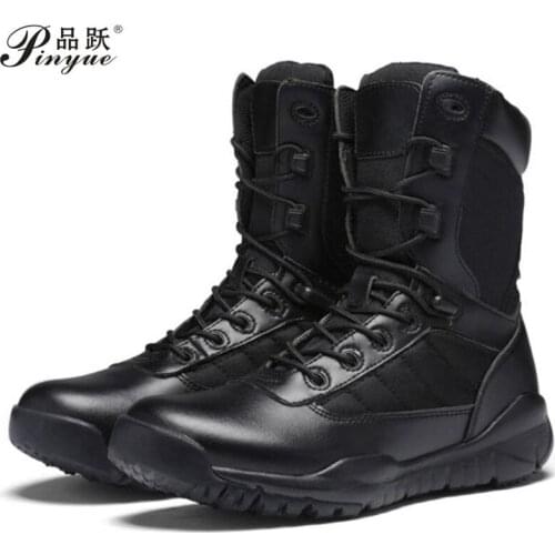Tactical Military Boots Men Boots Special Force Desert Combat Army Boots Outdoor Hiking Boots Ankle Shoes Men Work Safty Shoes