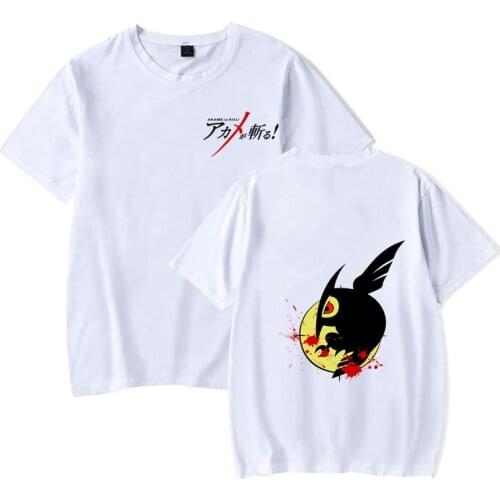 Akame Ga KILL Shirts Harajuku Anime Printing Tshirt Loose Summer Casual Unisex Top