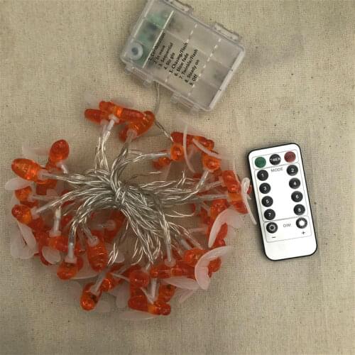 String Lights Bee String Lights 8 Functions Battery Style Outdoor Indoor Bedroom Window Christmas Tree Decoration 1pc