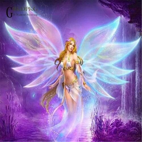 GRKDPKJ Diamond Mosaic Special Shaped Diamond Painting Cross Stitch woman ima 5D Diy Home Decoration Painting Wedding decoration