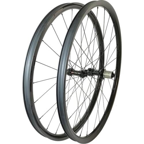 SPDSF 1220g 29er MTB XC Asymmetric 33mm BOOST carbon wheels disc clincher tubeless 24H 25mm deep D411CB D412CB 15×110mm 12×148mm