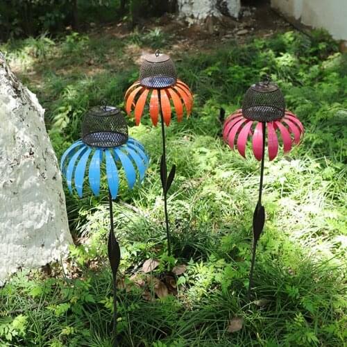 Sensation Pink Coneflower Bird Feeder Outdoor Decoration Window Garden Flower picaflor comedero Outside Rust Resistant Art Metal