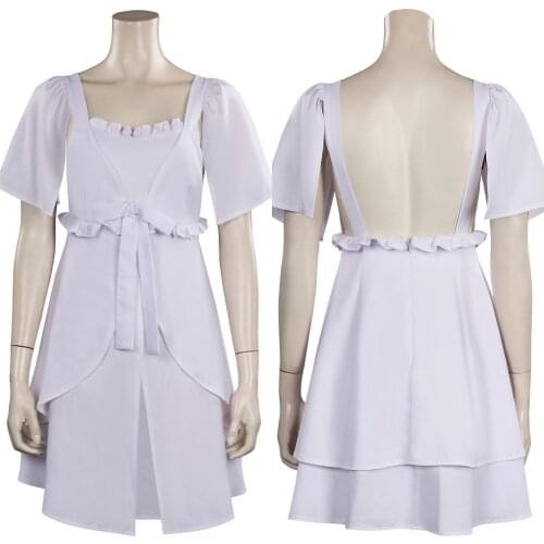 Final Fantasy FF14 Minfilia Cosplay Costume Dress Outfits Halloween Carnival Suit