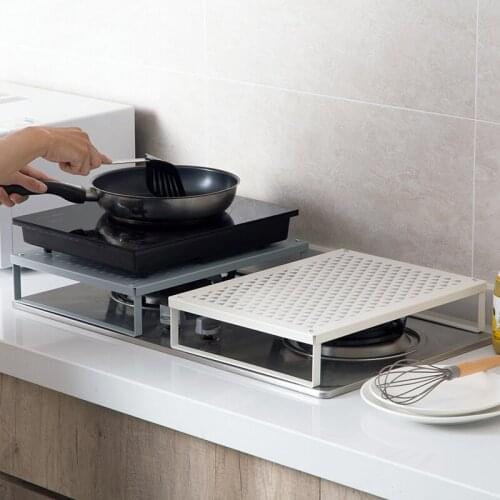 Iron multi-function shelf kitchen electromagnetic oven support home kitchen floor receive microwave oven shelf storge holder