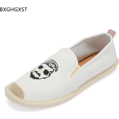 Black Loafers Non Leather Casual Shoes Man Slip on Canvas Shoes Men White Fisherman Shoes for Man 2021 Zapatillas Hombre Zapatos