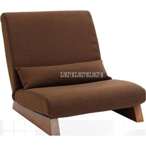 Floor Folding Single Seat Sofa Bed Modern Japanese Living Room Chair Furniture Armless Reading Lounge Recliner Chair