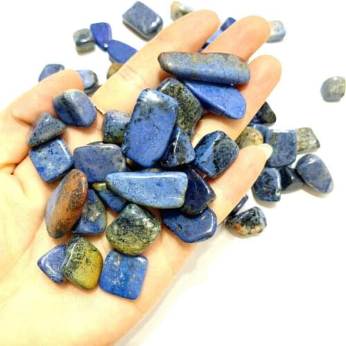 Wholesale 100g 4 Size Natural Dumortierite Quartz Polished Crystal Gravel Rock Specimen Gemstones Natural