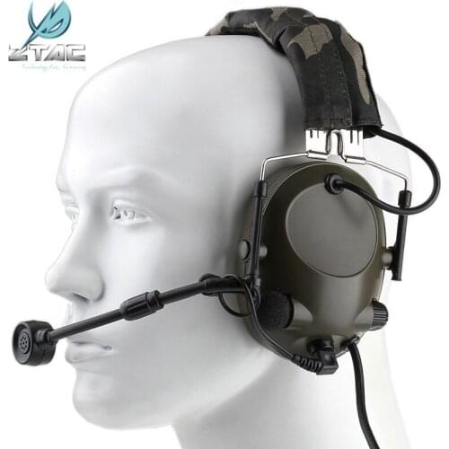 Z Tactical Peltor Sound-Trap Softair Headset Noise Reduction Military Aviation Earphone Ztac Airsoft Headphones Z042