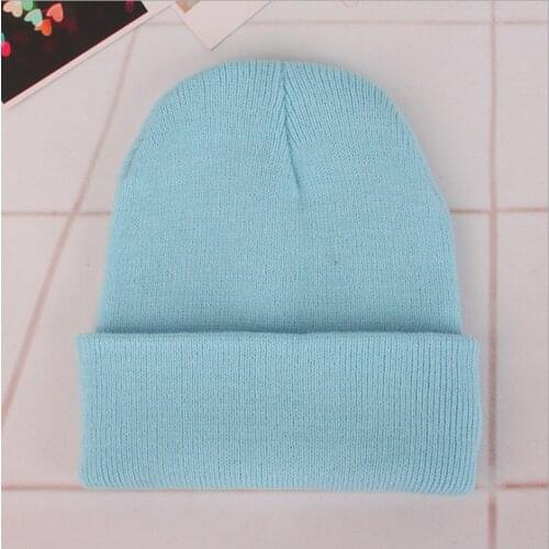 DANKEYISI Pure Color Women Beanie Autumn Winter Soft Warm Knitted Cap Men Women Skull Cap Hats Female Gorro Ski Caps