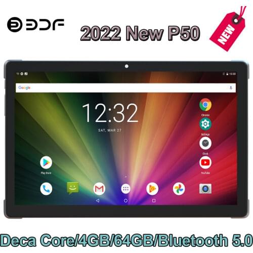 BDF 10.8 Inch 10 Deca Core Tablet 2560*1600 2.5K 3GB+64GB 3G 4G LTE Network 13MP Rear Android 8.0 WiFi Bluetooth GPS Tablets PC